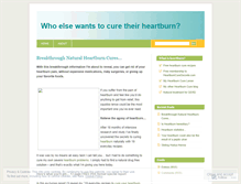 Tablet Screenshot of heartburncuresecrets.wordpress.com