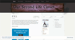 Desktop Screenshot of bethsslcloset.wordpress.com
