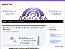 Tablet Screenshot of ideagora92.wordpress.com