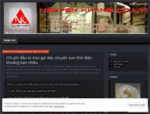Tablet Screenshot of hoachatnguyenkhang.wordpress.com
