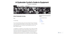 Desktop Screenshot of clydesdalecycling.wordpress.com