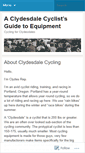 Mobile Screenshot of clydesdalecycling.wordpress.com