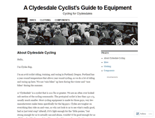 Tablet Screenshot of clydesdalecycling.wordpress.com