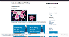 Desktop Screenshot of madaboutbows.wordpress.com