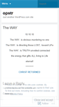 Mobile Screenshot of opstr.wordpress.com