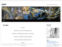 Tablet Screenshot of opstr.wordpress.com