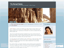 Tablet Screenshot of nomaddiaries.wordpress.com