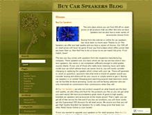 Tablet Screenshot of bcspeakers.wordpress.com