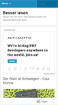 Mobile Screenshot of besserlesen.wordpress.com