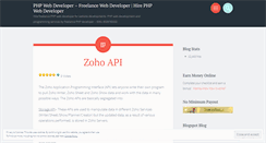 Desktop Screenshot of phpfreelancedeveloper.wordpress.com