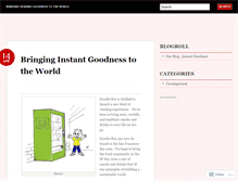 Tablet Screenshot of goodieboxvending.wordpress.com
