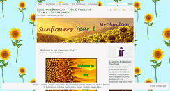 Desktop Screenshot of msclaudineyear1sunflowers.wordpress.com