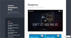 Desktop Screenshot of coachsemanko.wordpress.com