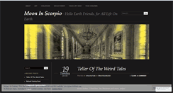 Desktop Screenshot of mooninscorpion.wordpress.com