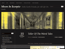 Tablet Screenshot of mooninscorpion.wordpress.com
