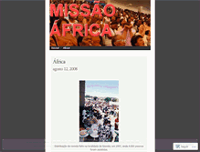 Tablet Screenshot of missaonaafrica.wordpress.com