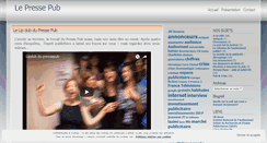 Desktop Screenshot of lepressepub.wordpress.com