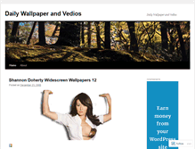 Tablet Screenshot of dailywallpapersandvedios.wordpress.com