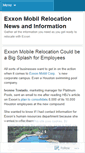 Mobile Screenshot of exxonrelocation.wordpress.com