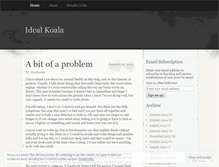 Tablet Screenshot of idealkoala.wordpress.com