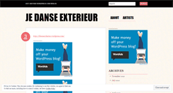 Desktop Screenshot of jedanseexterieur.wordpress.com