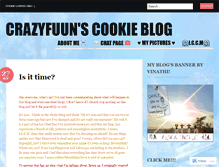 Tablet Screenshot of cookiecrazyfuun.wordpress.com