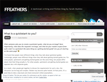 Tablet Screenshot of ffeathers.wordpress.com