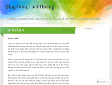 Tablet Screenshot of dangtuanhoang.wordpress.com