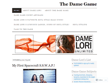 Tablet Screenshot of damelori.wordpress.com