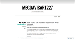 Desktop Screenshot of megdavisart227.wordpress.com