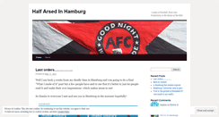 Desktop Screenshot of halfarsedinhamburg.wordpress.com