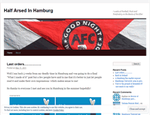 Tablet Screenshot of halfarsedinhamburg.wordpress.com
