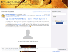 Tablet Screenshot of mydailyobservation.wordpress.com