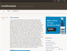 Tablet Screenshot of cavafuhuwydys.wordpress.com