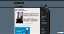Desktop Screenshot of bunnygarden.wordpress.com