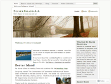 Tablet Screenshot of beaverislandaa.wordpress.com