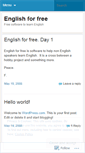 Mobile Screenshot of englishforfree.wordpress.com