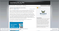 Desktop Screenshot of prandsocialmedia.wordpress.com