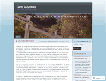 Tablet Screenshot of cantalaaventura.wordpress.com