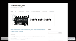 Desktop Screenshot of haroldjaffe.wordpress.com
