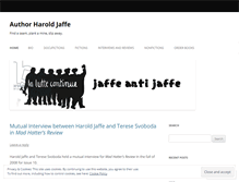 Tablet Screenshot of haroldjaffe.wordpress.com