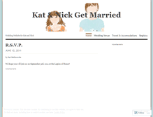 Tablet Screenshot of katandnick.wordpress.com