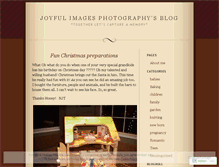 Tablet Screenshot of joyfulimagesphotography.wordpress.com