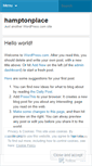 Mobile Screenshot of hamptonplace.wordpress.com