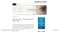 Desktop Screenshot of musicayarte.wordpress.com