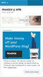 Mobile Screenshot of musicayarte.wordpress.com