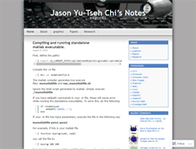 Tablet Screenshot of chi3x10.wordpress.com