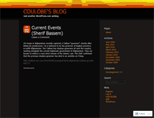 Tablet Screenshot of coulobe.wordpress.com