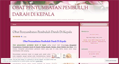 Desktop Screenshot of obatpenyumbatanpembuluhdarahdikepala.wordpress.com