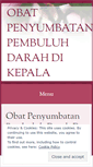 Mobile Screenshot of obatpenyumbatanpembuluhdarahdikepala.wordpress.com